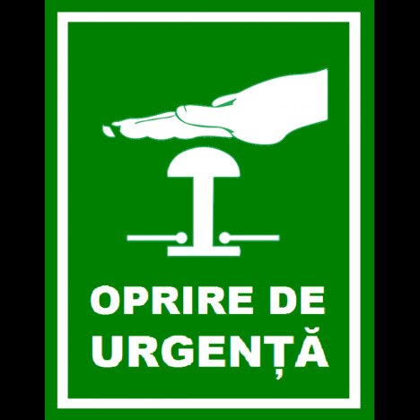 Placuta oprire de urgenta